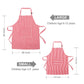 Kids Chef Hat Apron Set, Cute Children Baby Baking Gingham Aprons with Adjustable Neck Strap and Pockets for Boys and girls Cook