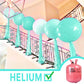 Partywoo Teal Large Balloons, 4 Pcs 36 Inch Balloons, Teal Blue Big Balloons, Turquoise Giant Balloons, Jumbo Balloons For Birthday Decorations, Baby Shower Decorations, Wedding Decorations, Teal-Y69