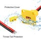RIIEYOCA XT60 Mount Panel Pigtail Cable, 12AWG XT60 Male Plug with Mount Panel to Bare Wire Power Cable for RC Lipo Battery Sola