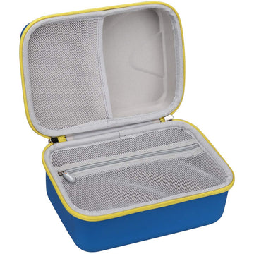 Aproca Hard Storage Travel Case For Leapfrog Fridge Phonics Magnetic Letter Set (Blue-Yellow Zipper) (Case Only)
