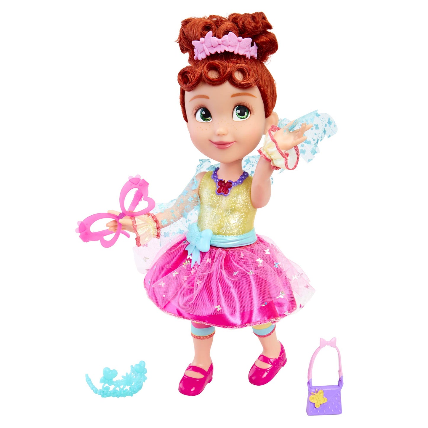 Fancy Nancy Shall We Be Fancy, 15 Talking Doll, 35+ Phrases, Colorful Lights & Music