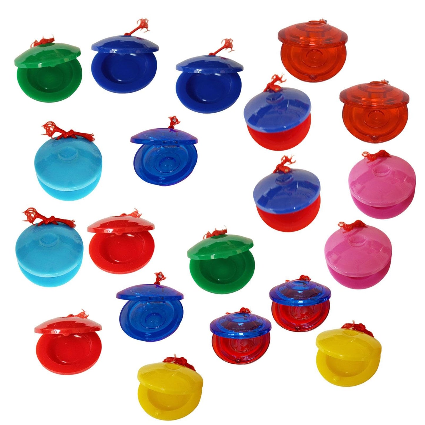 Merishopp20Pcs Musical Castanets Percussion Instruments For Children Adults Preschool|Toys & Hobbies|Educational|Music & Art