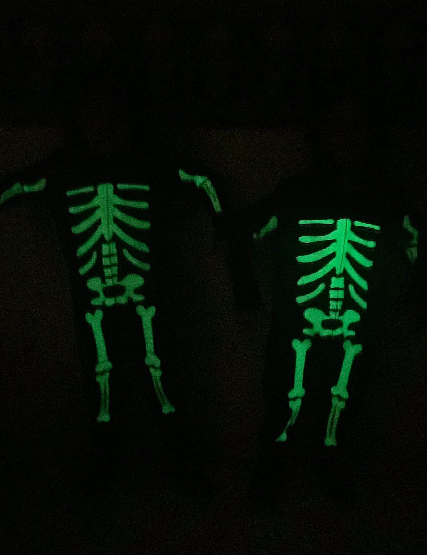 Enlifety Kids Skeleton Costume Boys Girls Glow In The Dark Halloween Jumpsuit With Hood Long Sleeve Funny Cosplay Outfit For Chi