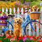 Vermont Christmas Company Pedal Pups Jigsaw Puzzle 1000 Piece
