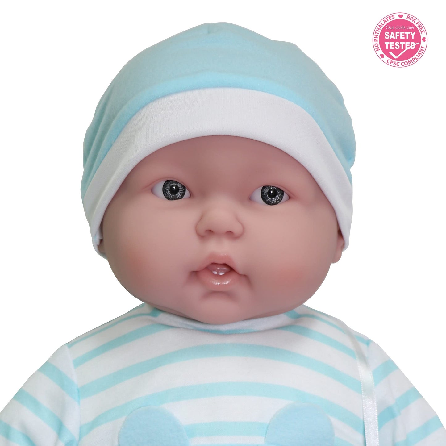 JC Toys Soft and Cuddly 20 Huggable Baby Doll Play Set Lots to Cuddle Babies | Blue | Ages 2+ | Caucasian