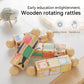 Promise Babe Wooden Animal Puzzle Toy For Toddlers 1-3, Rotating Spin Twist Blocks Set Of 2, Learning Educational Montessori Toy