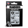 Masterpieces Las Vegas Raiders NFL Dice Set - One Size - Team Colors - Model RAD3140