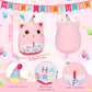 Kophinye Cat Plush,8In Pink Cat Birthday Stuffed Animal Gifts For Girlfriend, Kawaii Kitten Stuffed Animal Cute Plush Toy For Ki