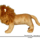 Ice King Bear Lion Stuffed Animal, Lifelike Plush Toy, 12 Inches Length