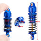 Brkrc Aluminum Front Rear Shocks Absorber Rc Damper For Arrma 1/18 Granite Typhon Mojave Grom Rc Crawler Upgrade (Blue)