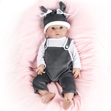 Ivita 18 Inch Silicone Reborn Baby Dolls - Boy