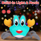 Funmission Crawling Crab Baby Toy, Infant Tummy Time Toys For 3-6 Year Olds With Music And Led Light, Sensory Toys For Babies To