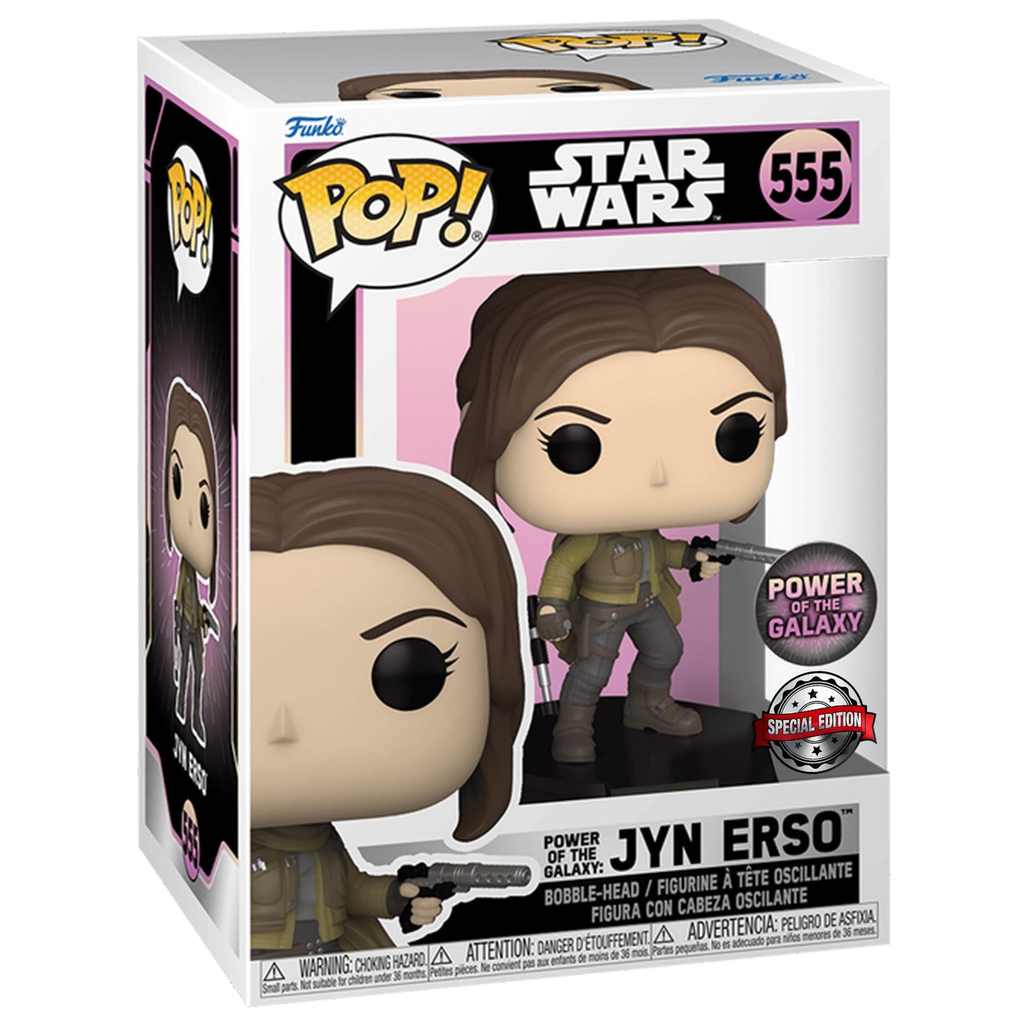 Funko Pop! Star Wars: Power Of The Galaxy - Jyn Erso, Special Edition Multicolor Exclusive Figure #555 (Special Edition)