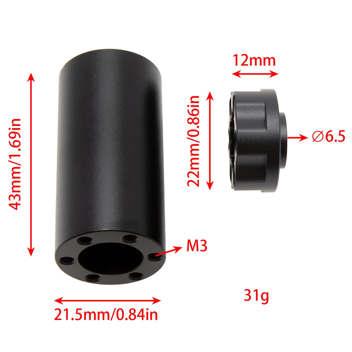 Meus Racing 1.9'' Beadlock Wheels Rims, 120.5G Brass & Aluminum Deep-Dish Wheels For 1/10 Rc Crawler Scx10 Trx4 Vs4-10 Gen8 (D-S