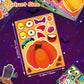 32 Sheets Halloween Pumpkin Stickers, Halloween Make A Face Stickers For Kids, 16 Different Pumpkin Designs, Make Your Own Hallo
