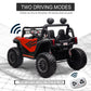 Postack 24V 2-Seater For Kids Ride On Truck, 4Wd Electric Vehicle Battery Powered Ride On Truck With Remote Control, Kids Utv Fo