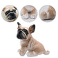 Yonlit Lifelike French Bulldog Stuffed Animal Animated Plush Puppy Toy Doll Super Realistic Dogs Act Like Real Excellent Gifts For Kids Birthday Party Dog Collection 9 Inches (Sitting Bulldog)