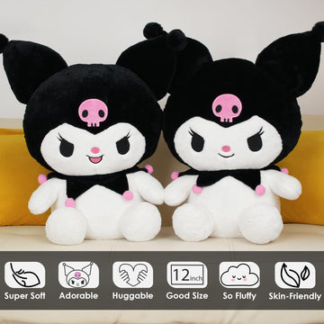 Juju Kur Plush (28 In) - Cute Stuffed Animal Karomi - Kawaii Plush Cute Plush Toys - Cute Stuffed Animals Kumori - Cute Plushies