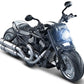 Gilumza Pull Back Motorcycles Toy, Moto Gift With Music Lighting, Wolverine Motorcycle Toys For Boys Kids Age 3-12 Year Old (Bla