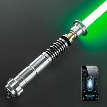 Damiensaber Rgb V3 Smooth Swing Light Saber, Motion Control Dueling Light Sabers,16 Sound Fonts Luke Light Saber With Infinite C
