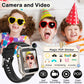 Kids Game Smart Watch For Kids With 24 Puzzle Games Hd Touch Screen Camera Video Music Player Pedometer Alarm Clock Flashlight 12/24 Hr Kids Watch Gift For 4-12 Year Old Boys Girls Toys For Kids