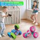 cosone Remote Control Car Toys for Boys - 4WD 2.4Ghz Double Sided 360 Rotating All Terrain RC Cars with Cool Lights, Kids Birthd