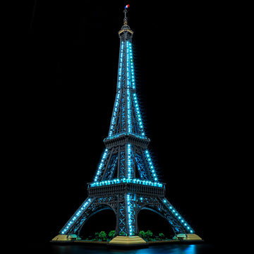 Briksmax Led Lighting Kit For Lego-10307 Eiffel Tower (Remote-Control Version)- Compatible With Lego Architecture Building Block