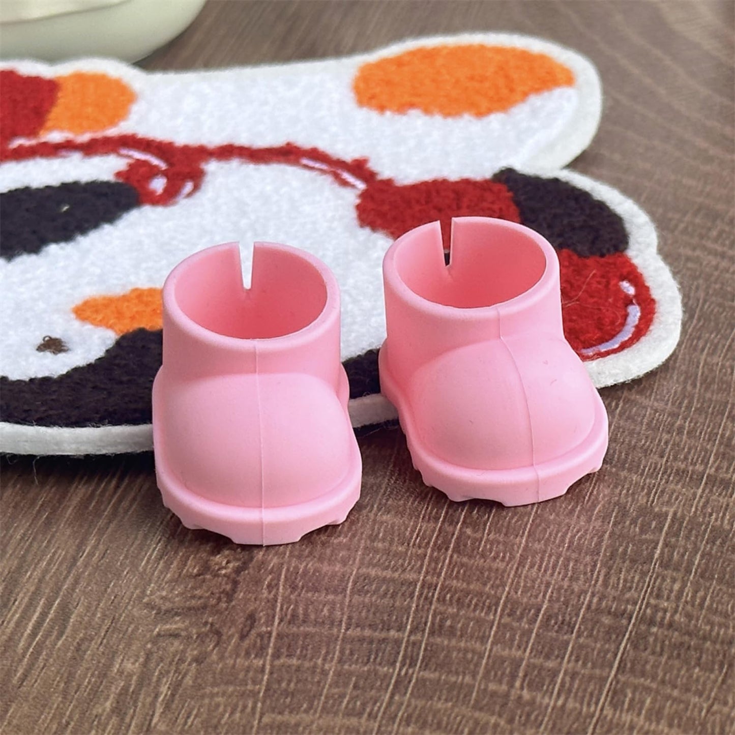 17Cm Doll Clothes For Doll, Outfits Costumes Compatible With Dolls Keychain Accessories (Small Pink Crawler Suit)