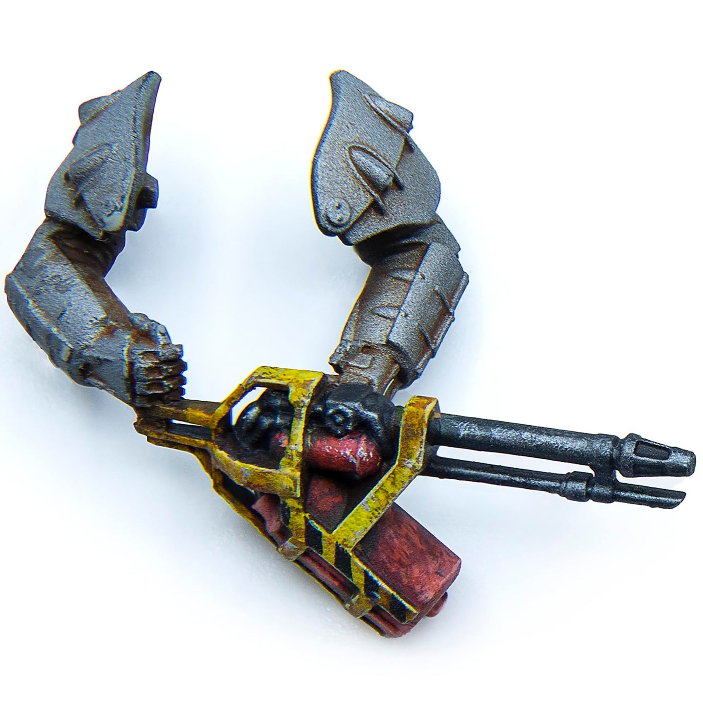 Modiphius Entertainment: Fallout: Wasteland Warfare - Unaligned: X-01 Power protective covering - 3 Figures  Unpainted Miniatures  Scenic Bases  Tabletop Miniatures