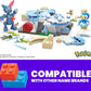 Mega Pokémon Building Toys Set, Piplup And Sneasel’S Snow Day With 183 Pieces, 2 Poseable Characters And Motion, For Kids