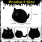 Black Cat Plush Toy-10'' Black Cat Stuffed Animal, Black Cat Anime Plush Cute Soft Plush Cat Plushie Stuffed Cat Toys, Cat Plush Pillows Toy Doll Decoration Doll Gift For Kids Girls Boys