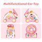 Toys For 1+ Year Old Girls - First Birthday Gift For Girls- Music Toddler Toys With Car/Sound/Music/Steering Wheel/Telephone/Lig