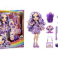 Rainbow High Fashion Doll With Slime & Pet - Violet (Purple) - 28 Cm Shimmer Doll With Sparkle Slime, Magical Pet And Fashion Accessories - Kids Toy - Great For Ages 4-12 Years