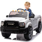 12V Ride on Toys for Kids 4-8, Licensed Ram 2500, Electric Car for Kids, with Remote Control, LED Light/Music/MP3, Back Storage 