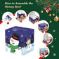 Moko Christmas Money Box For Cash Gift Pull, 6 Pack Surprise Money Gift Box For Kids Adults With 160 Pcs Transparent Bags, A Fun Way To Give Cash To Girls And Boys, Christmas Decor Ideas, Red And Blue