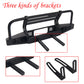 Vgoohobby Aluminum Front Bumper with LED Headlights Tow Hook Compatible with Traxxas TRX-4 TRX4 Axial SCX10 SCX10II 90046 90047