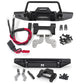 RCHUBAM 1Set Aluminum Front Rear Bumper with LED Lights for 1/18 TRX4M Defender Bronco RC Crawler Car