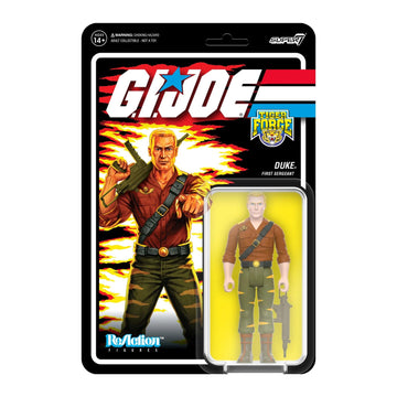 Duke G. I. Joe Tiger Force Super 7 Reaction Action Figure