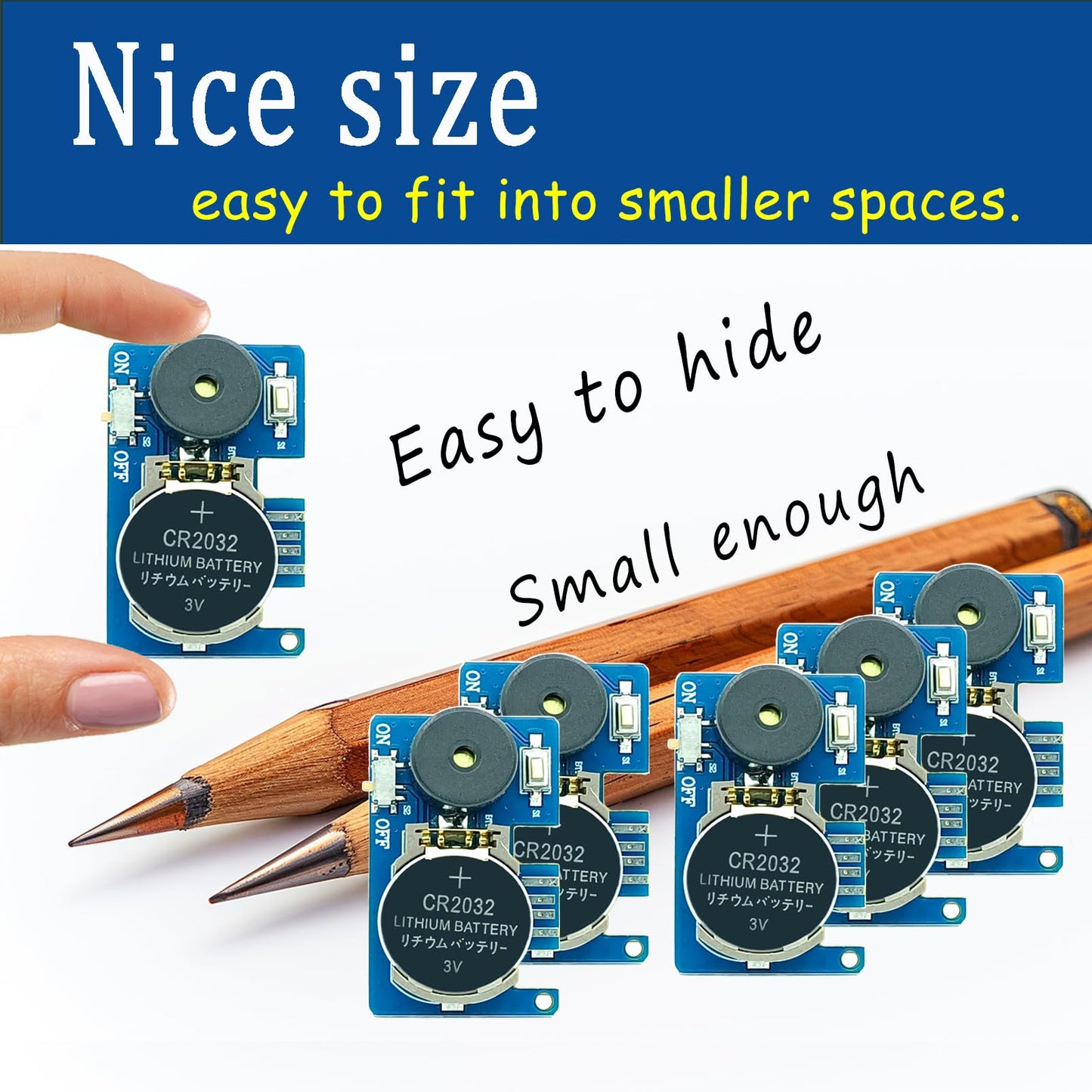 NewNoiseWar Cricket Noise Maker Prank - 6 Plastic Beeping Toys, Small Size for Office Fun
