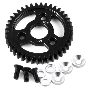 BRKRC Carbon Steel 1M 36T 38T 40T Main Spur Gear for 1/8 Tra-xxas Revo 2.5 3.3 Upgrade Parts (40T)
