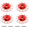 4Pack Vgoohobby Metal 12mm RC Car Hex Hub 12mm Brake Disc Wheel Hubs Adapter Spacer Compatible with Traxxas Tamiya Redcat HSP HP