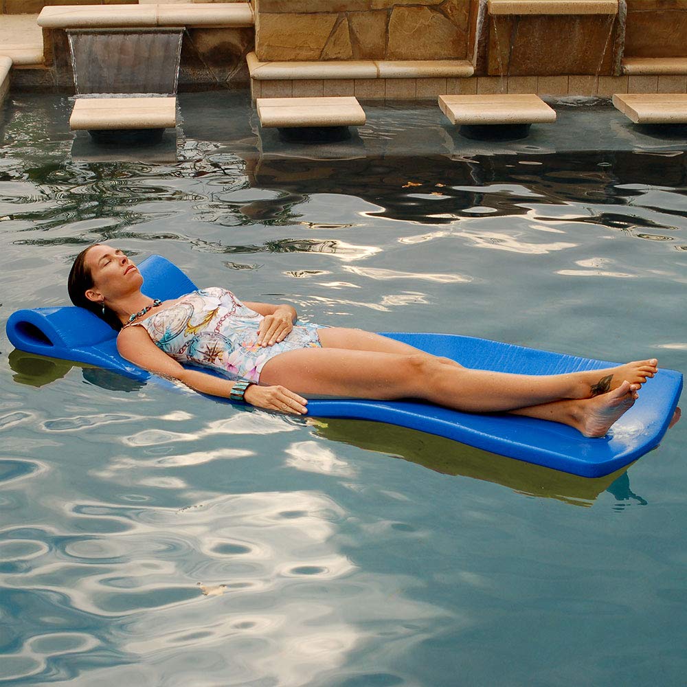 TRC Recreation Sunray Foam Pool Float - Large Bahama Blue - Durable Foam - Model B0006N8T7C