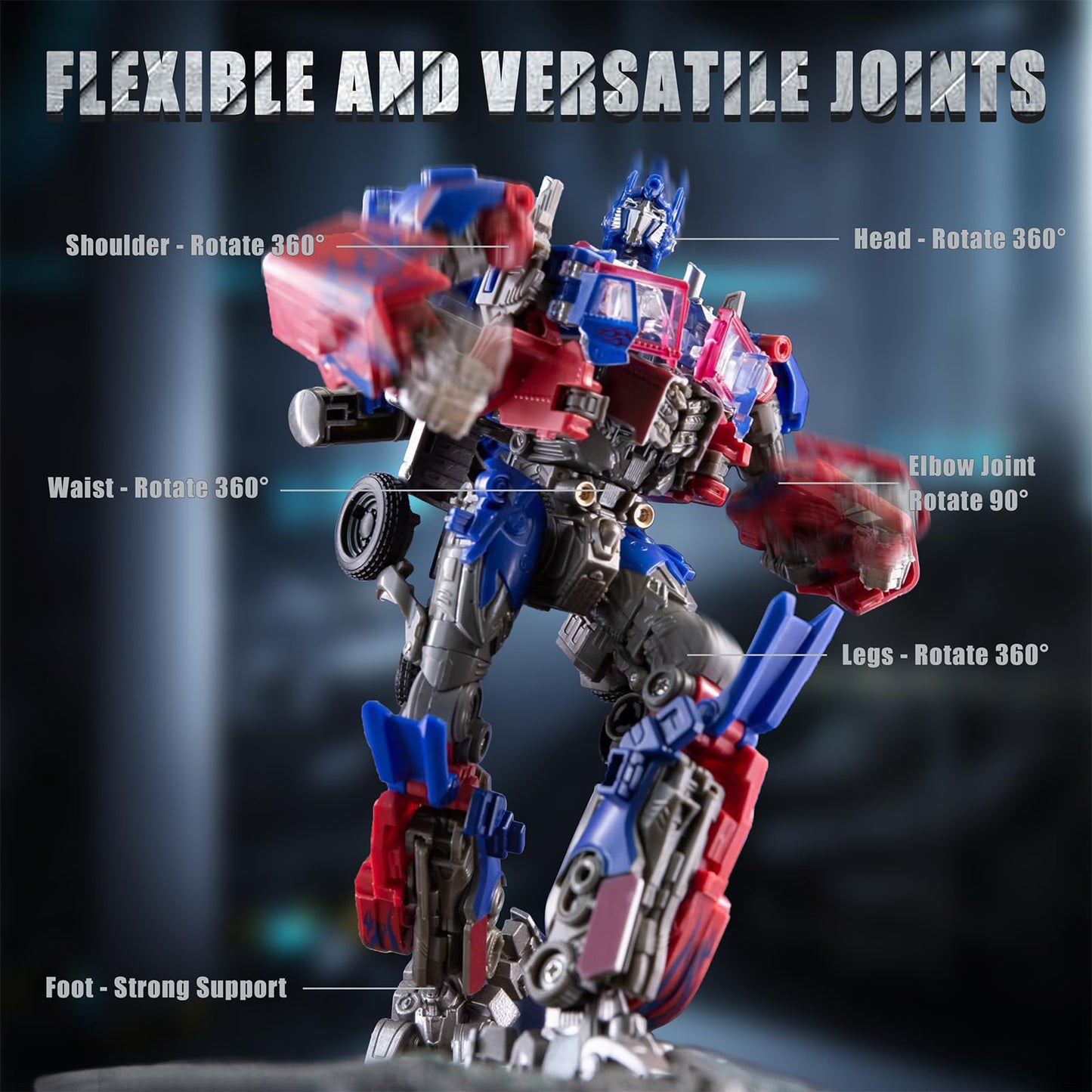 QCCX Transforming Toys Figures  Deformation Car Robot Toy with Extra Interchangeable Head &  - Action Figure for Kids 7 +  Birthday Toy