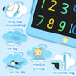 Hockvill Lcd Writing Tablet For Kids 12 Inch, Toys For Boys Girls Drawing Pad For 3 4 5 6 7 Year Old Kids Toys, Easter Basket Stuffer For Kids, Toddler Erasable Doodle Board Travel Essentials - Blue