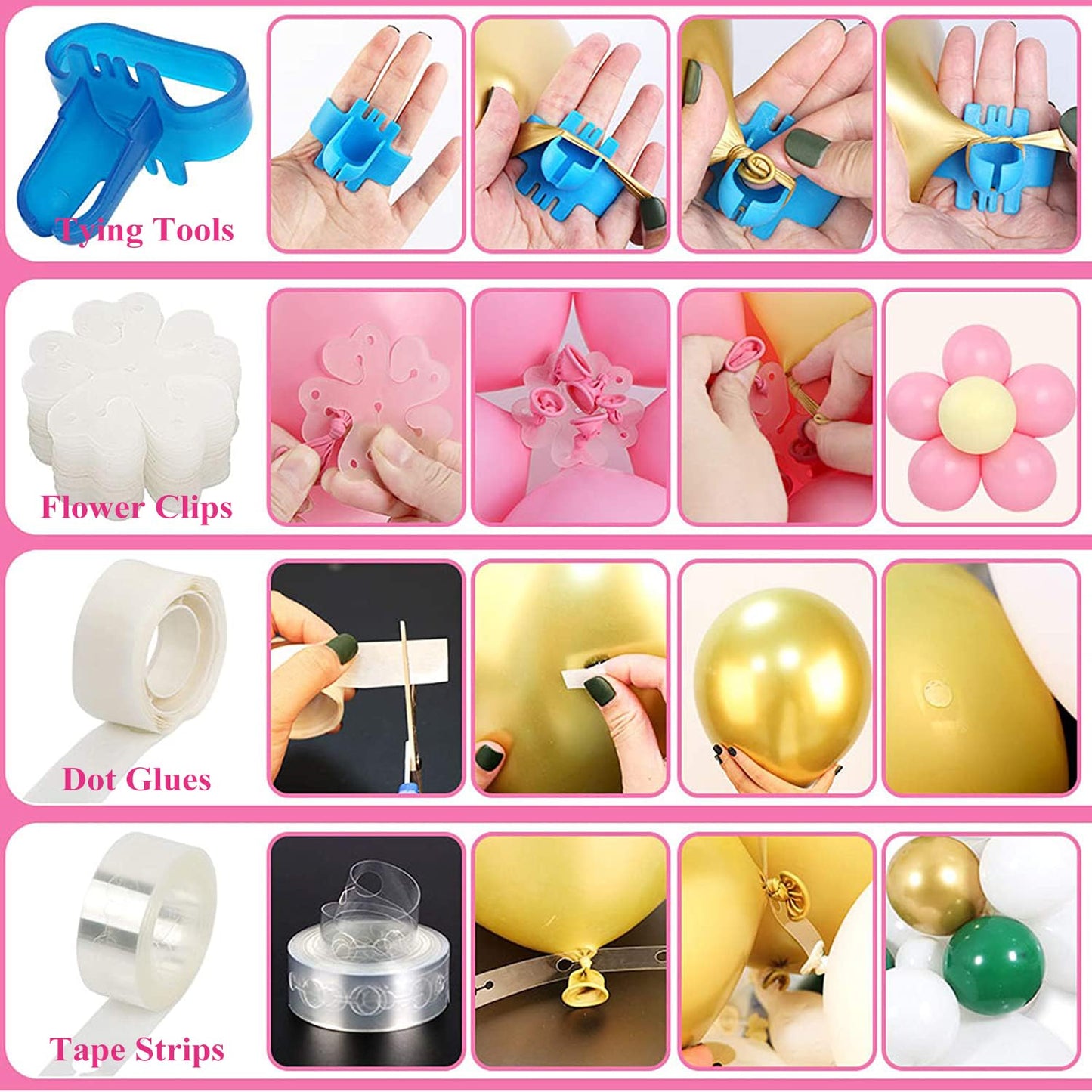 Electric Air Balloon Pump, Portable 110V 600W Dual Nozzle Electric Blower Air Pump Inflator For Decoration Party With Balloons,