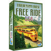 Rio Grande Games: Free Ride USA - Railroad Development Strategy Board Game, 1950s America Themed Train Game, Connect Cities, Age