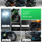 Gilumza Pull Back Motorcycle Toys, Tiny Gift With Music Lighting, Race Motorcycles Toy For Boys Kids Age 3 4 5 6 7 8 Year Old (B
