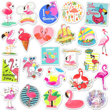 Flamingo Stickers For Laptop Flamingo Stickers For Water Bottles Waterproof Flamingo Stickers Pack (50 Pcs)