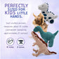 Passionfruit Plush Dinosaur Toys For Kids - 4-Pack Soft & Huggable 12-Inch Stuffed Animals - Cute & Squeezable Dinosaurs For Boy