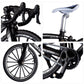 1:10 Scale Die-Cast Alloy Mini Mountain Bike Bicycle Model Toy Desktop Decoration Crafts For Cycling Lovers Bike Racers Athletes Children Boys And Girls (Black)